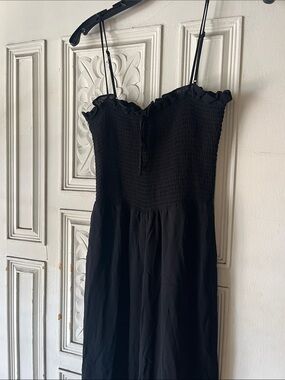 Reformation Black jumpsuit